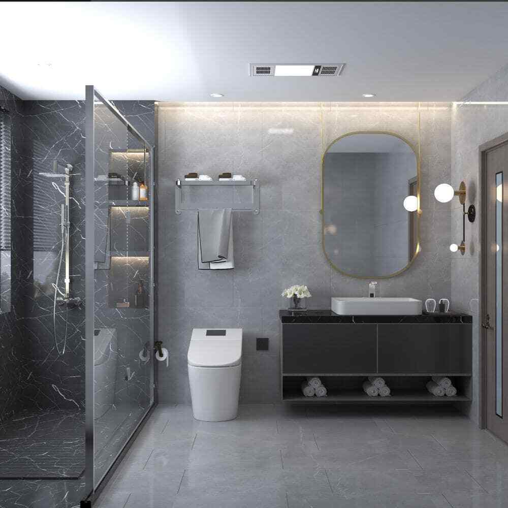 BWE Automatic Sensor Touchless Bathroom Sink Faucet With Deck Plate