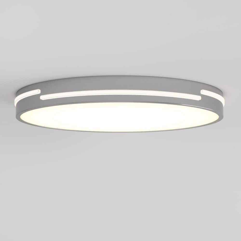 Artika Delray Modern Chrome LED 5 CCT Flush Mount Ceiling Light Fixture