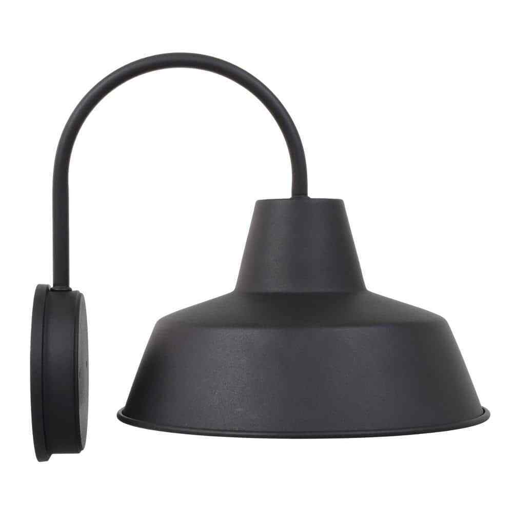 Sylvania Weymouth Medium 1-Light Antique Black Outdoor Wall Mount Sconce