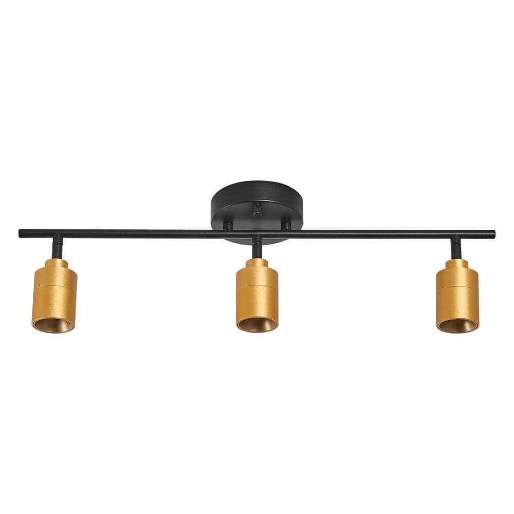 Vidalite 2 ft. 1470 Lumen Brass And Black Modern LED Track Light rotating 3000K