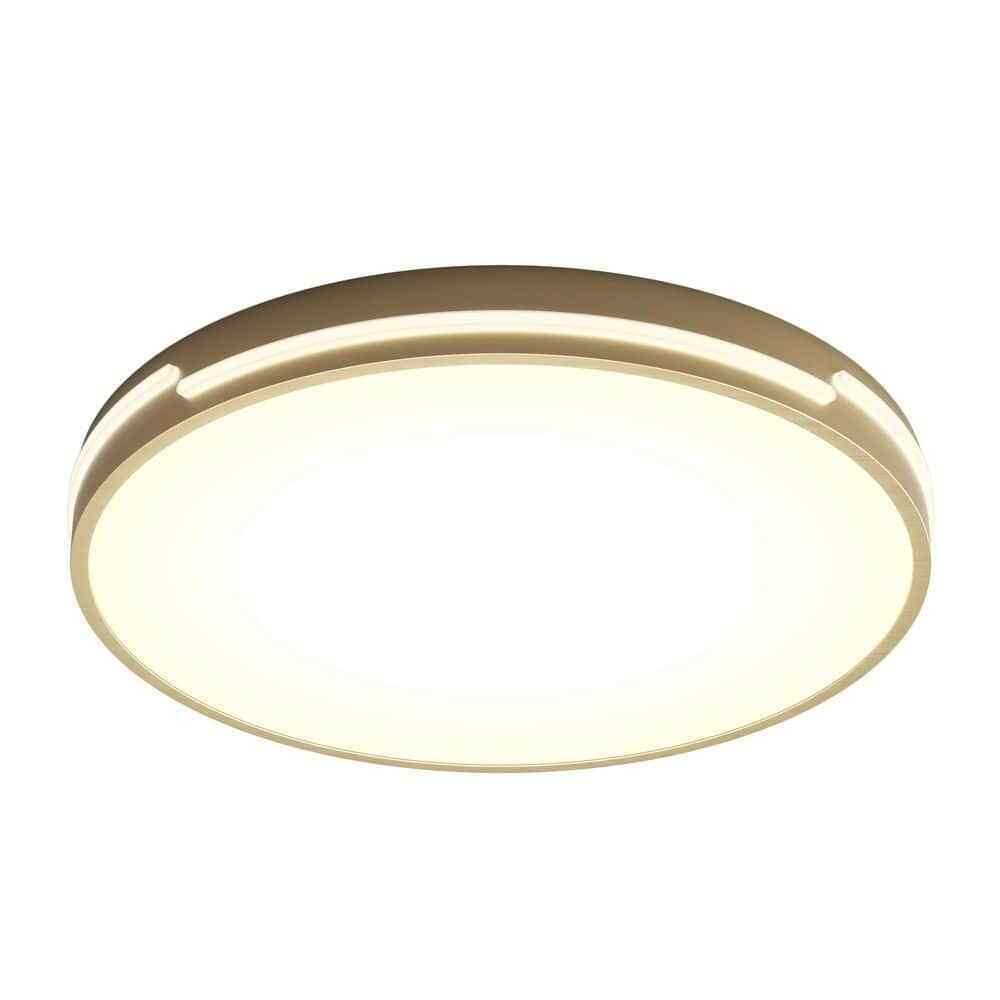 Artika Delray Modern Gold LED 5 CCT Flush Mount Ceiling Light Fixture