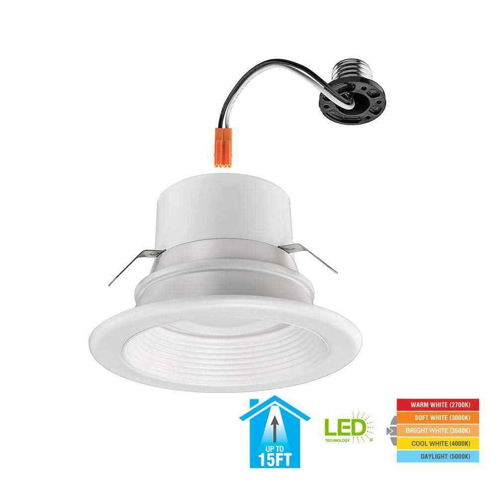 Commercial Electric 4 in. Selectable LED Recessed Trim Downlight