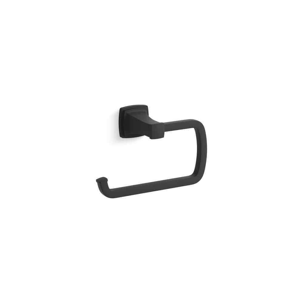 KOHLER Riff Towel Ring in Matte Black 27412-BL