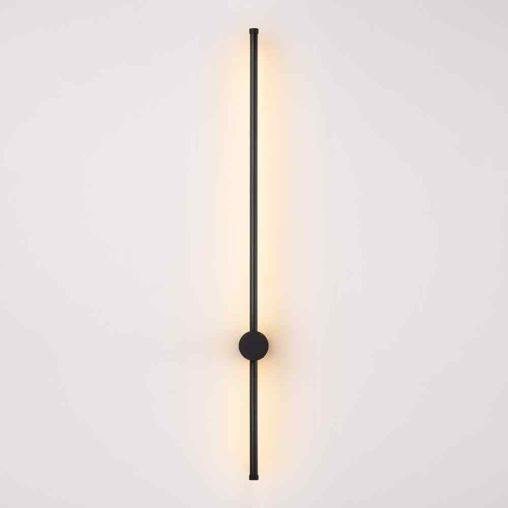 RRTYO Ronan 34.6 in. Black Warm Light LED Linear Sconce Vanity LIght