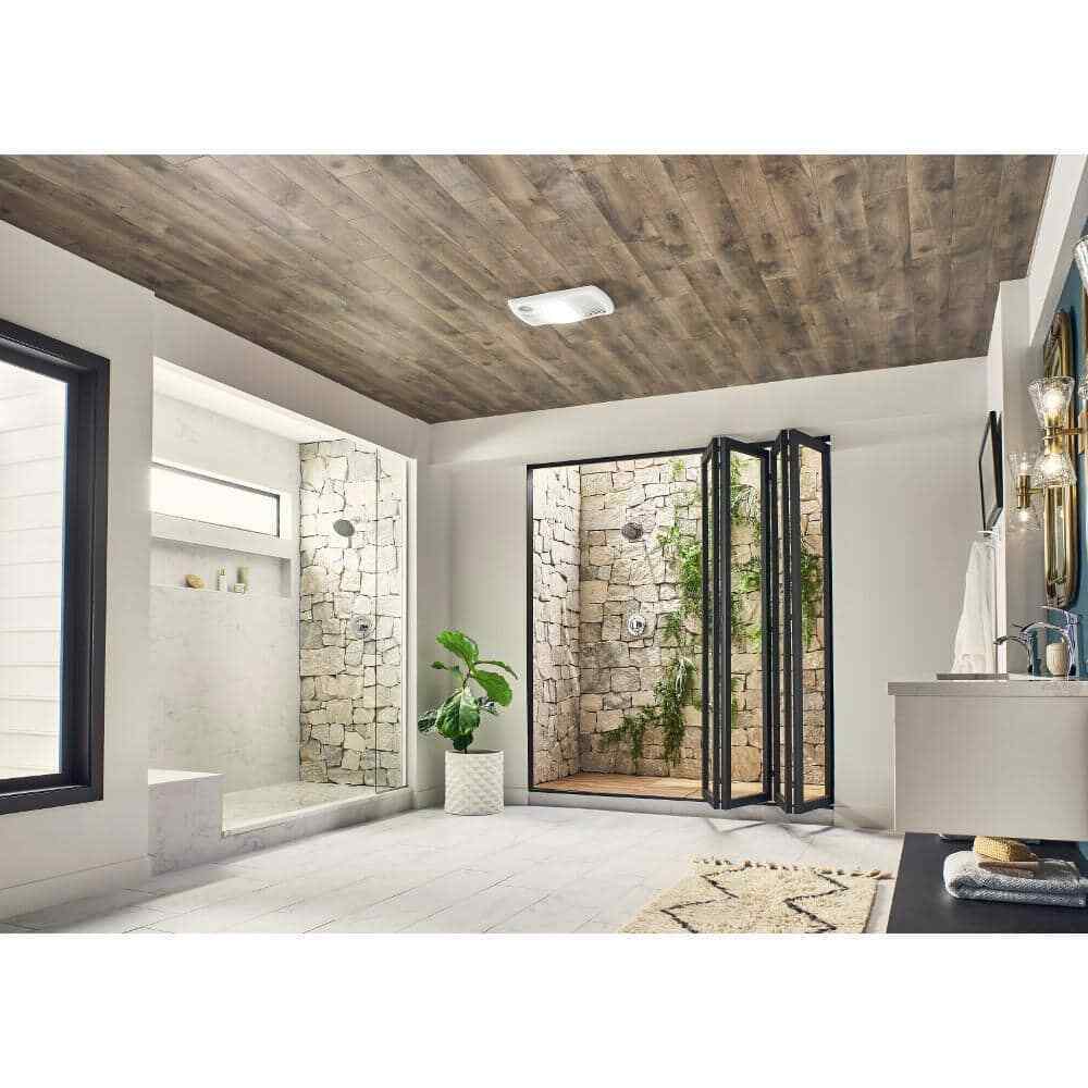 Broan-NuTone 110 CFM Ceiling Bathroom Exhaust Fan w/ Light and 1500-Watt Heater