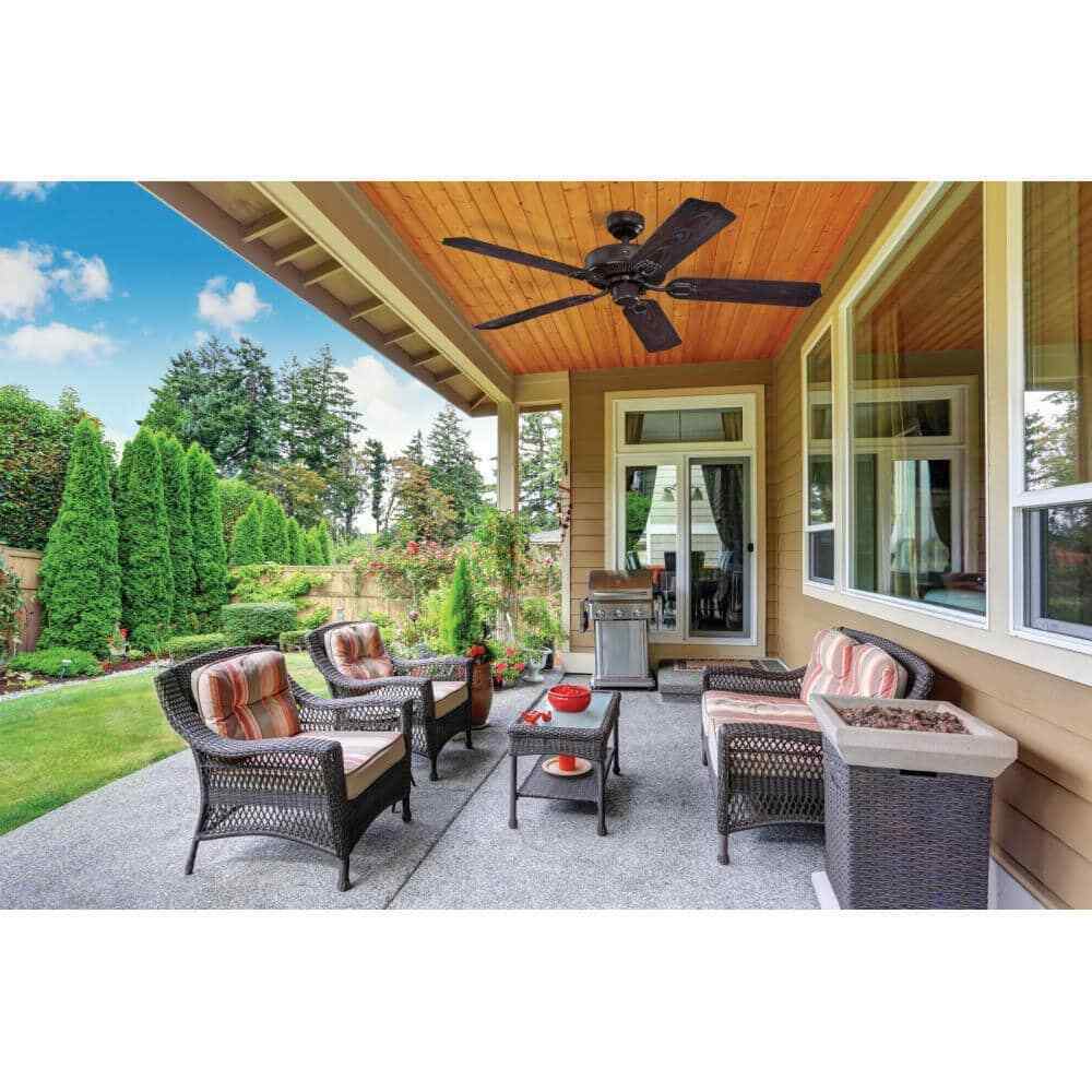 Westinghouse Deacon 52 in. Indoor/Outdoor Oil Rubbed Bronze Ceiling Fan 7216800