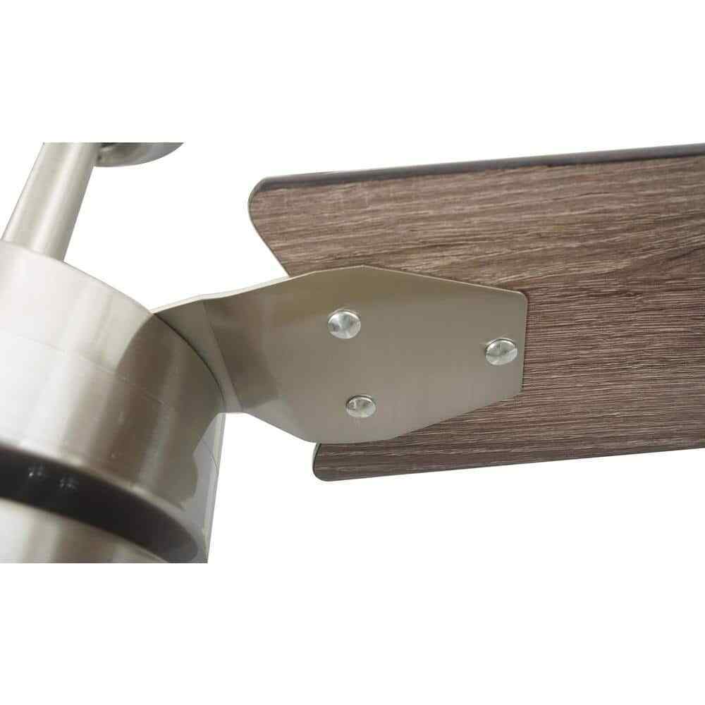 Montgomery 56 in. Indoor Brushed Nickel Ceiling Fan with Light RDB9156-BN