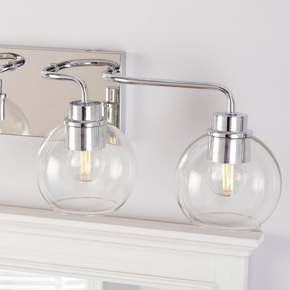 Hampton Bay Vista Heights 4 Light Polished Chrome Vanity Light HD-1862CH
