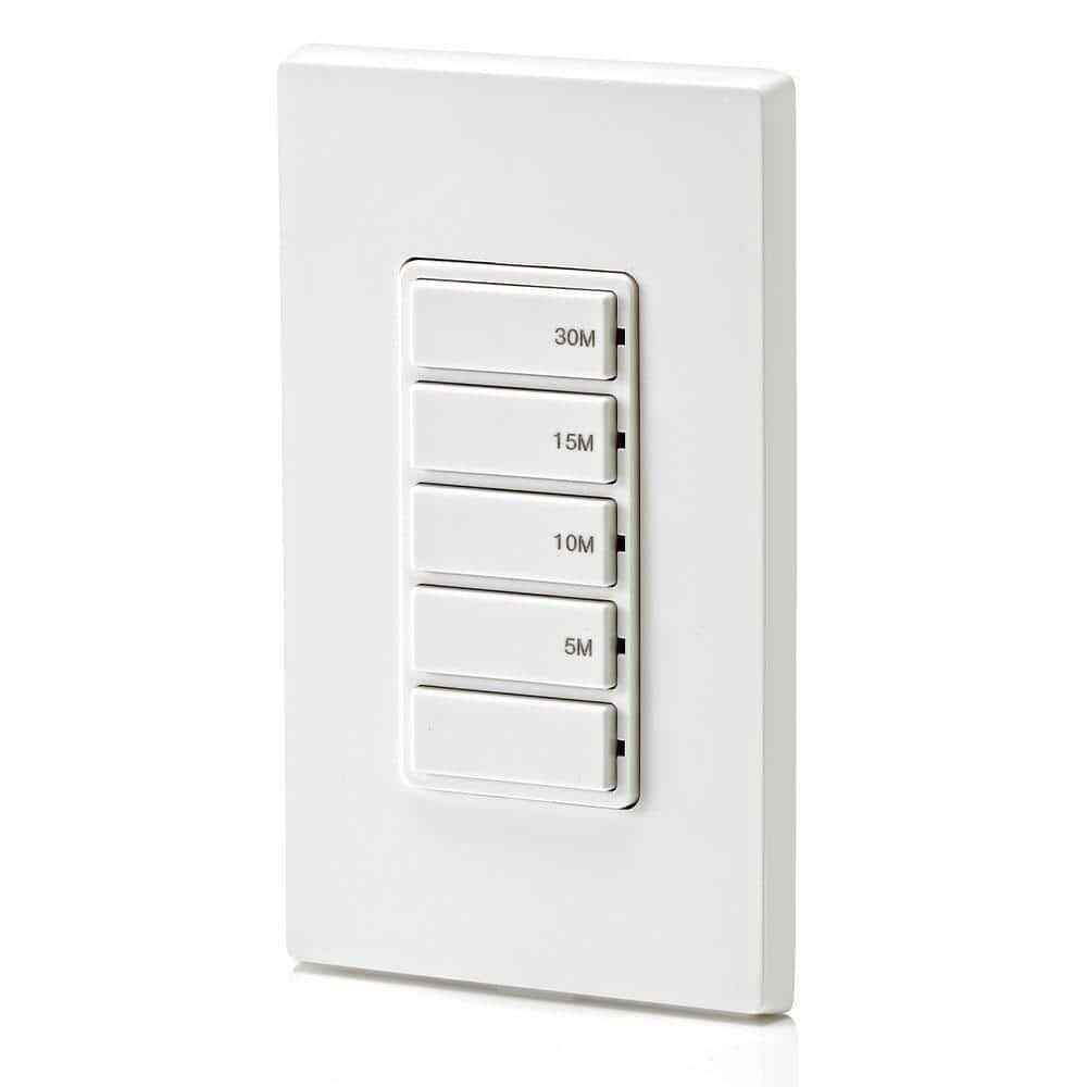 Leviton Decora 15 Amp 30-Minute In-Wall Timer Switch 1/2 HP/9.8Amp Fan/Motor