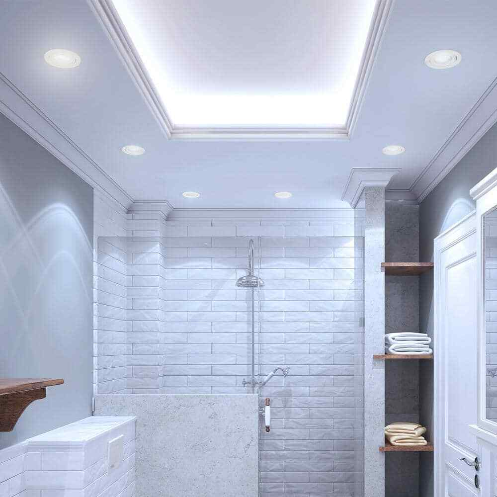 Commercial Electric 3 in. Selectable CCT Ultra-Spot Canless Recessed LED Kit