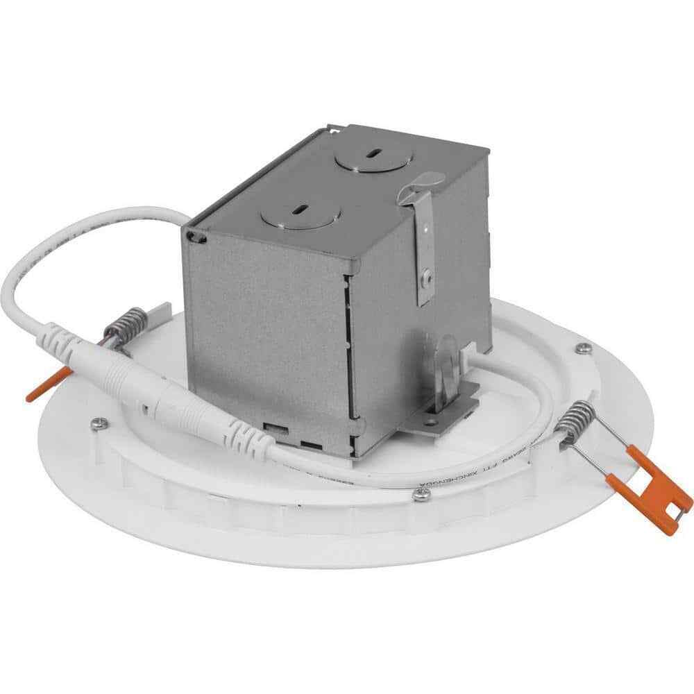 Progress Lighting 7 in. 3000K White Integrated LED Recessed Trim