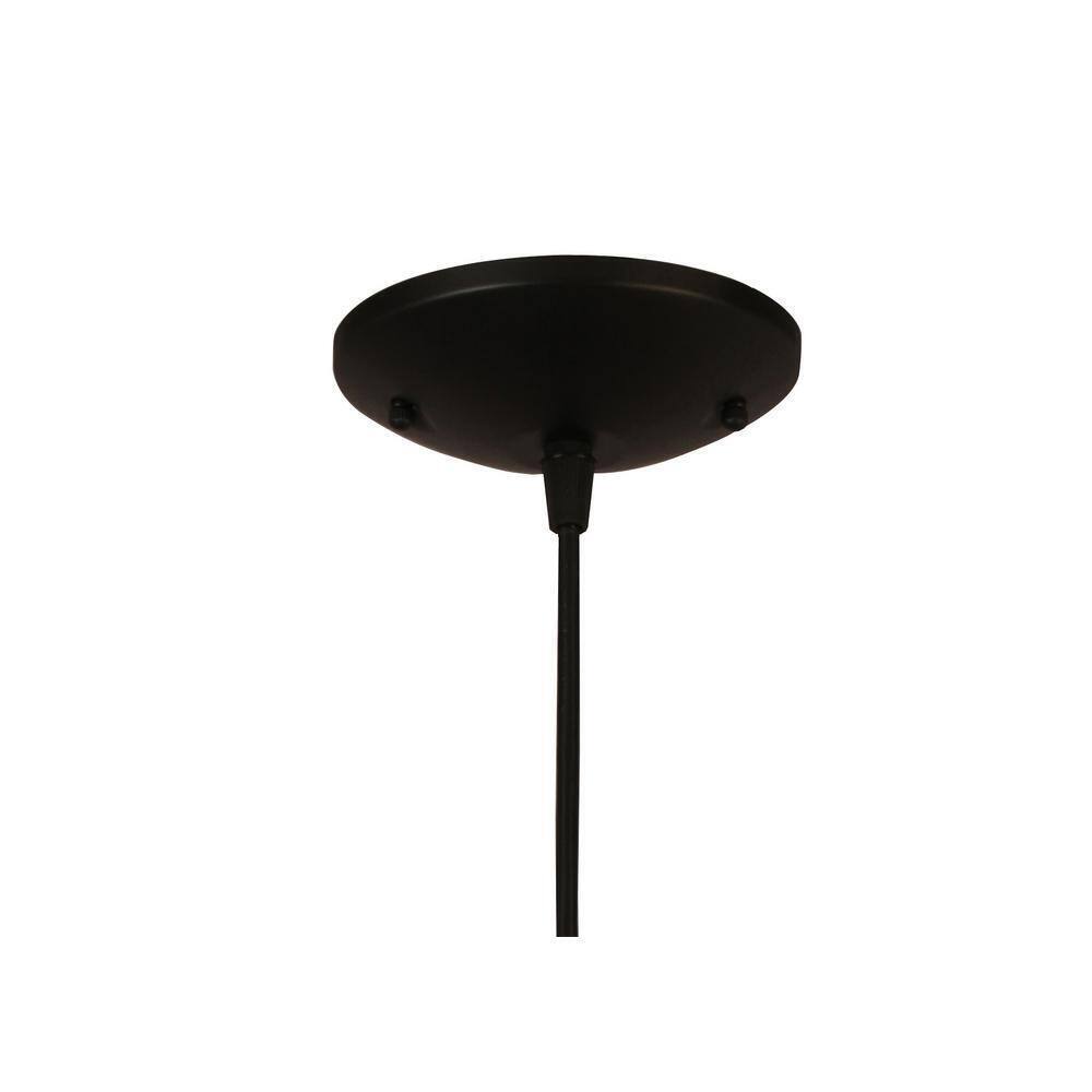 Hampton Bay 1-Light Vintage Copper Warehouse Pendant with Metal Shade