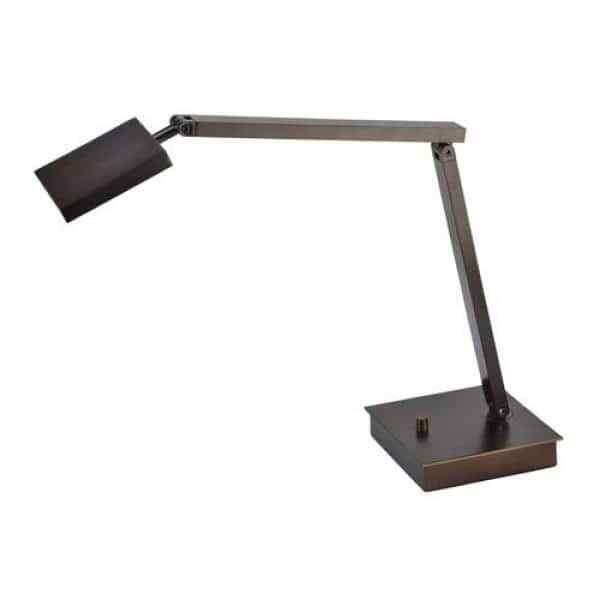 Access Lighting TaskWerx 14 in. Bronze Integrated LED Desk Lamp