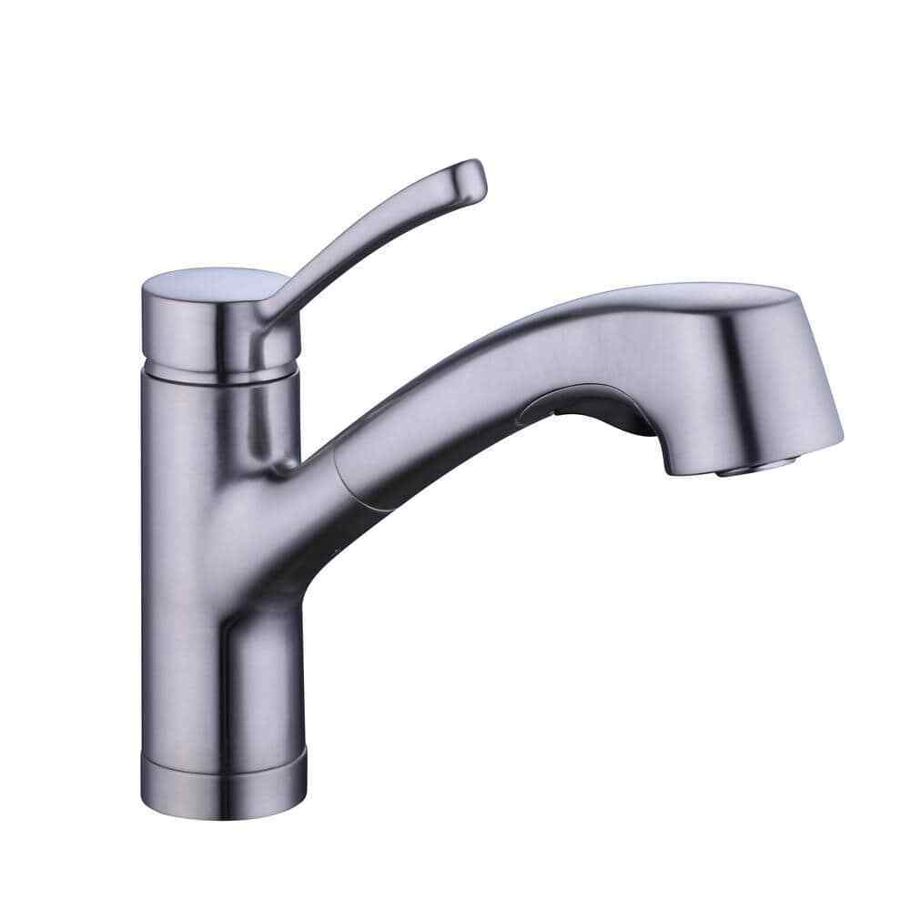 Glacier Bay McKenna Single-Handle Pull-Out Kitchen Faucet in Stainless Steel