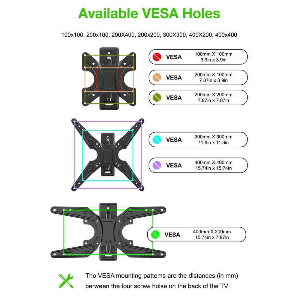 Commercial Electric Full Motion TV Wall Mount for 20 in. - 56 in. TVs XD2473