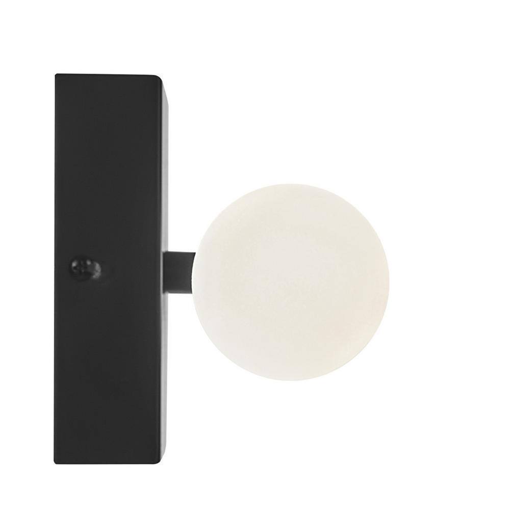 Globe Electric 36 in. Matte Black LED Integrated Vanity Light