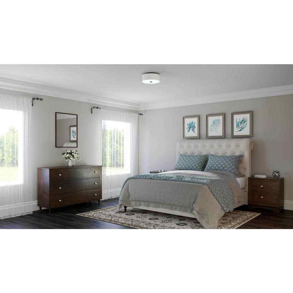 Progress Lighting Inspire Collection Graphite Integrated LED Semi-Flush Mount