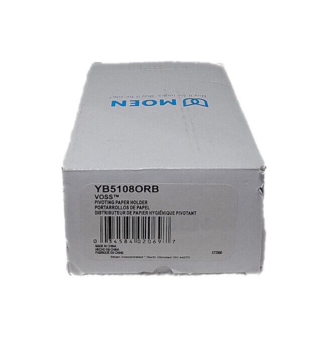MOEN Voss Pivoting Double Post BathroomToilet Paper Holder in Oil Rubbed Bronze