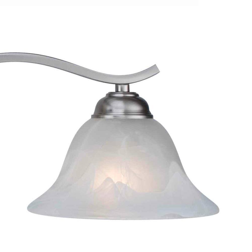 Bel Air Lighting Hollyslope 17 in.Brushed Nickel Bathroom Vanity Light Fixture