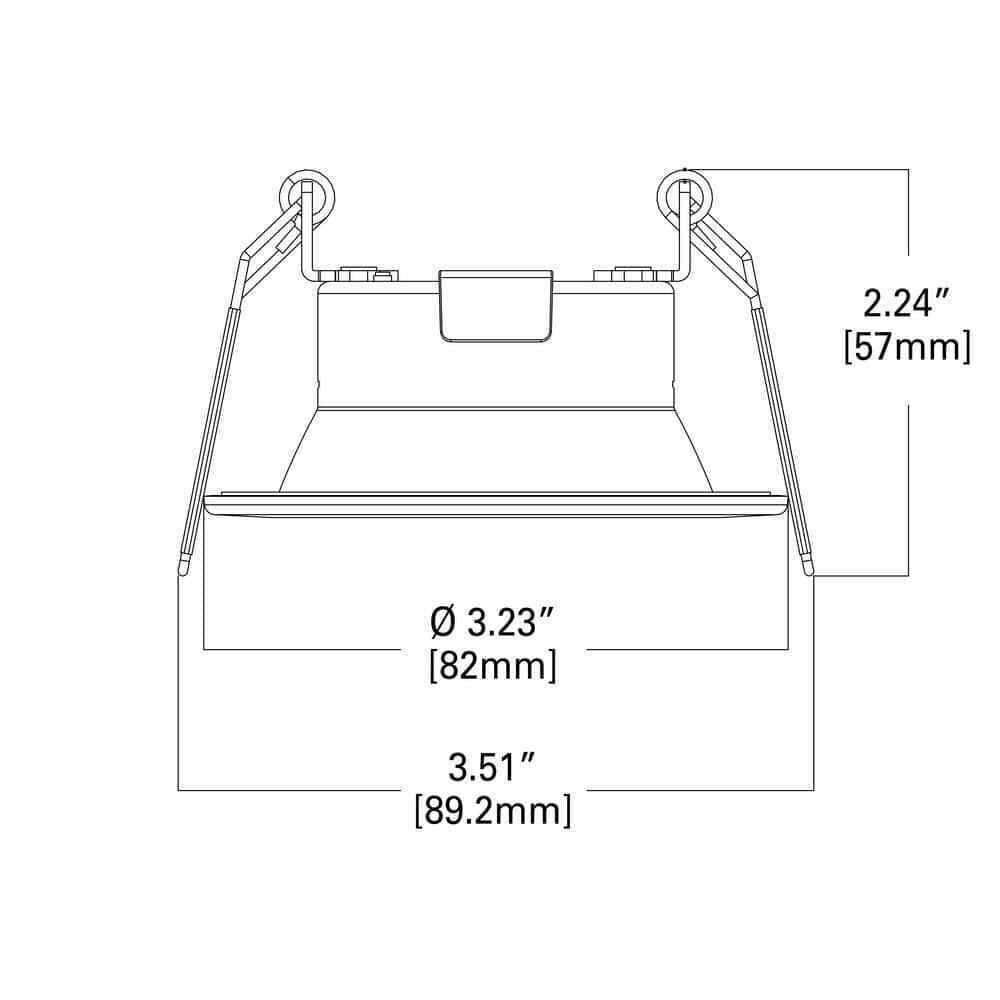 HALO LCR4 4 in. Soft White Selectable CCT Integrated LED Recessed Light