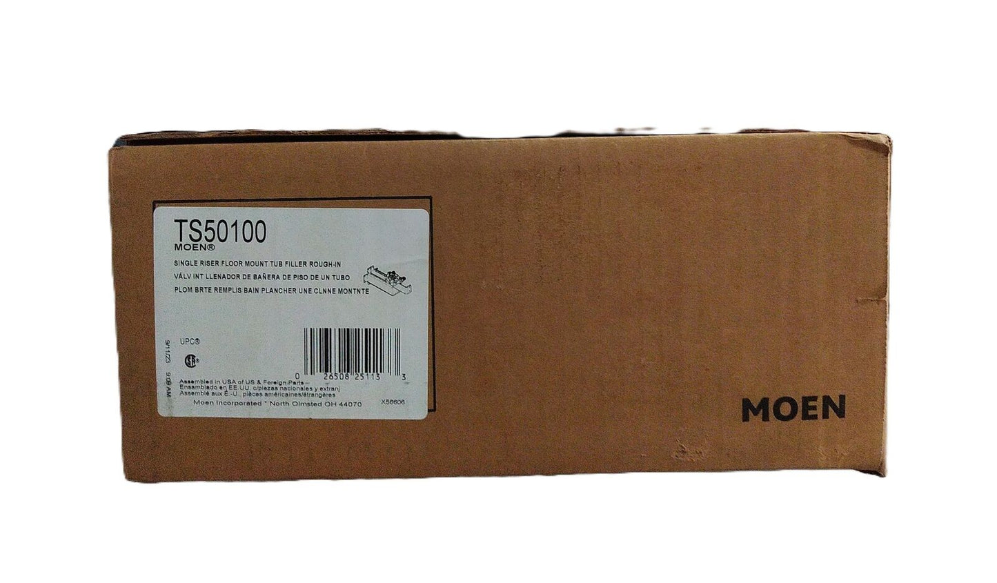 MOEN Single Riser Floor Mount Tub Filler Mounting System TS50100