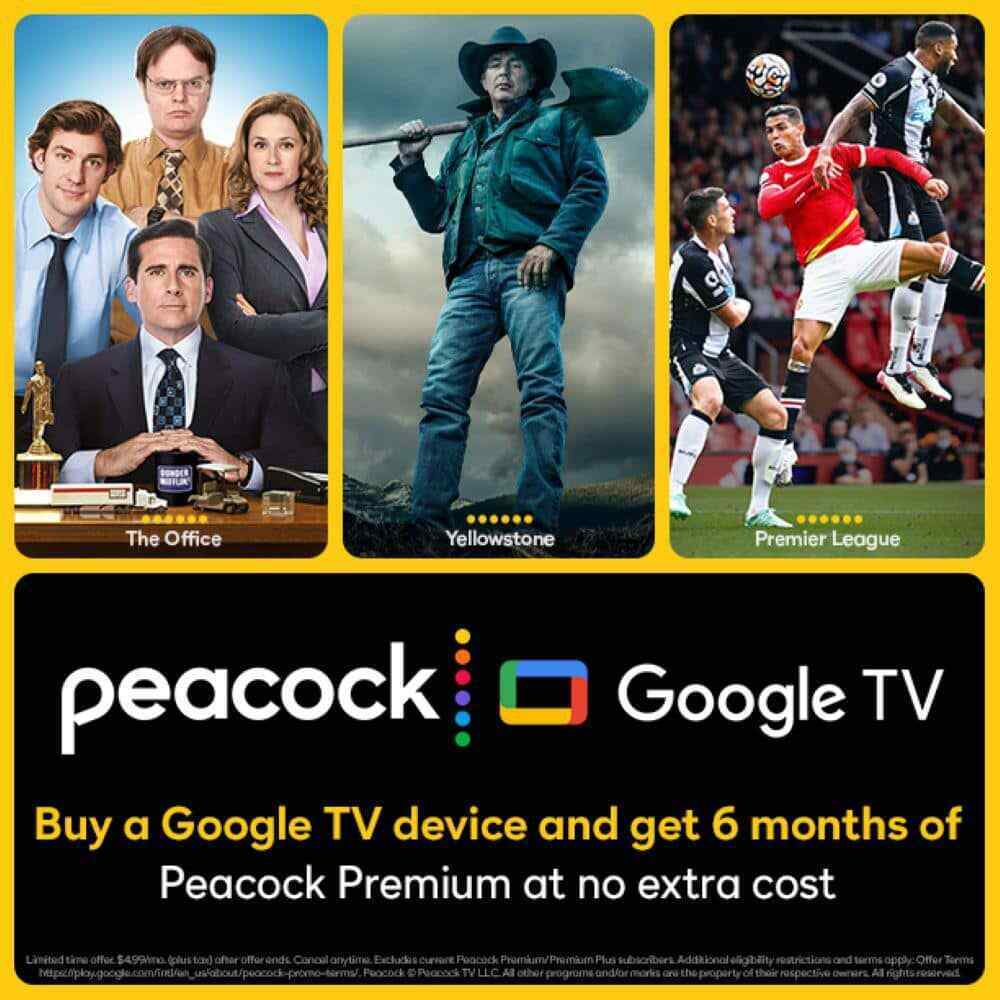Google Chromecast with Google TV - Streaming Entertainment in 4K HDR - Snow