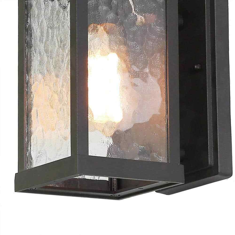 LNC Modern Black Outdoor Wall Sconce Farmhouse Lantern Coach Light