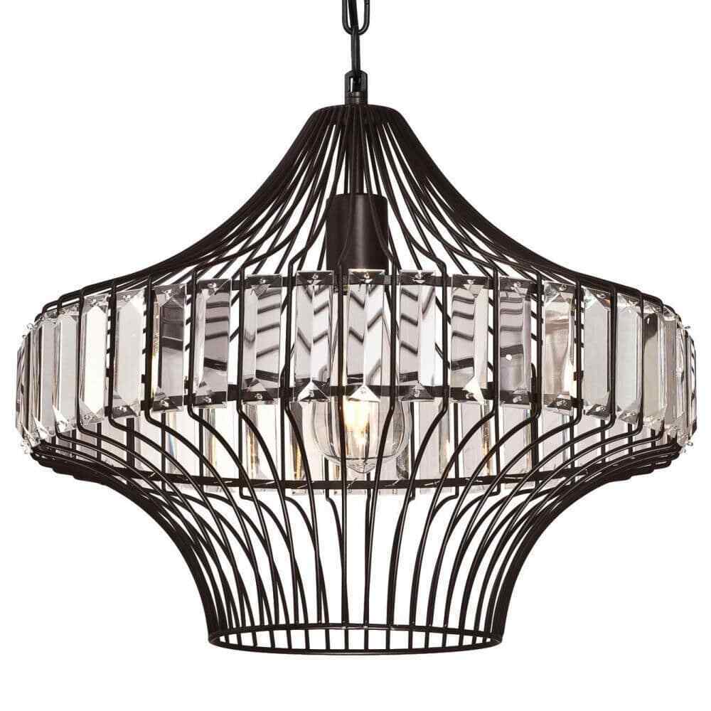 Westinghouse 1-Light Matte Black Pendant 6106200