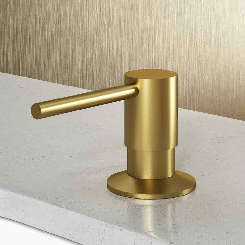 VIGO Bolton Kitchen Soap Dispenser in Matte Brushed Gold VGSD005MG