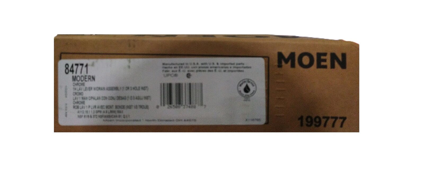 MOEN Revyl Single Hole Single Handle Bathroom Faucet in Chrome 84771
