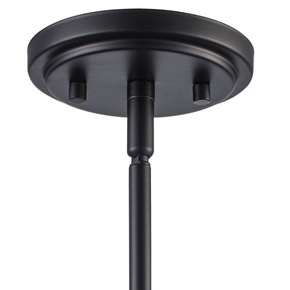 Bel Air Lighting Meadowlark 1-Light Black Mini Pendant Light Fixture