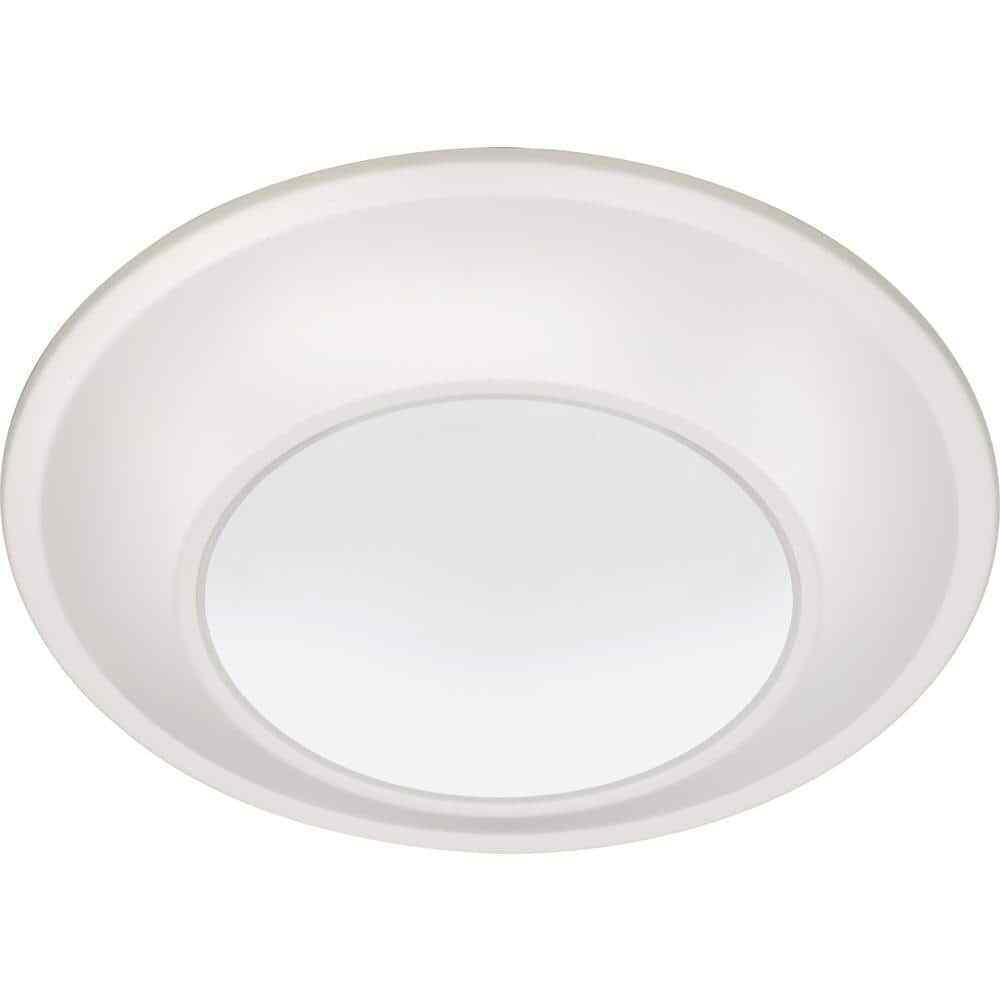 Juno JSBT 7.09 in. Matte White Integrated LED Flush Mount Selectable CCT 4-Pack