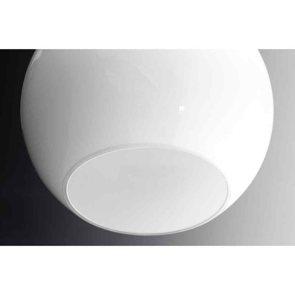 Progress Lighting Carisa Collection 7-3/8 in. 1-Light Mid Century Flush Mount
