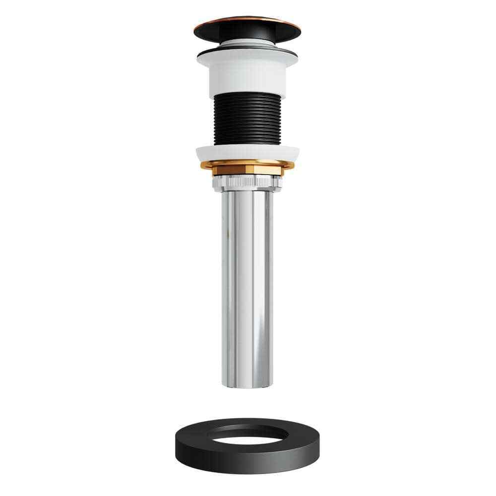 VIGO Vessel Bathroom Sink Pop-Up Drain & Mounting Ring in Antique Rubbed Bronze