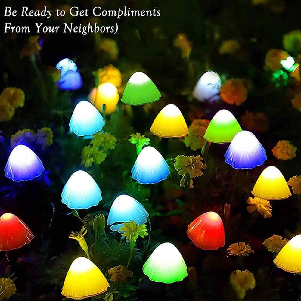 SOWAZ 20 LED 20 ft. Outdoor Solar Integrated LED Bulb String Light