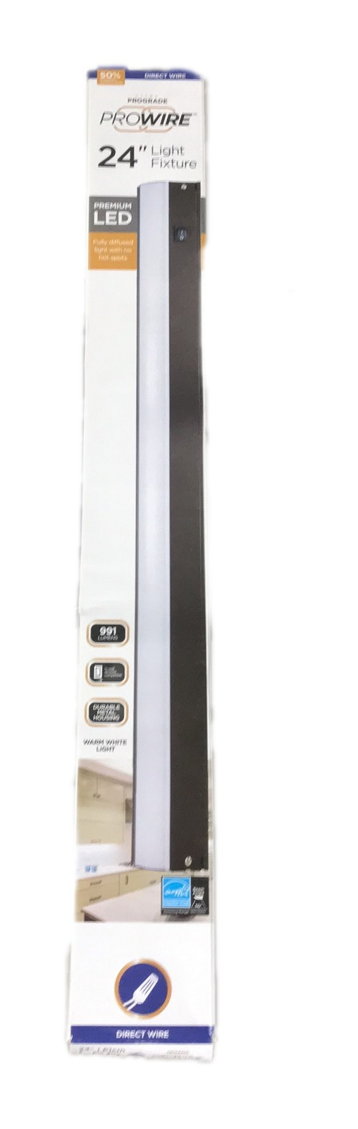 *2-PACK* ProWire Direct Wire 24 in. LED Oil-Rubbed Bronze Under Cabinet Light