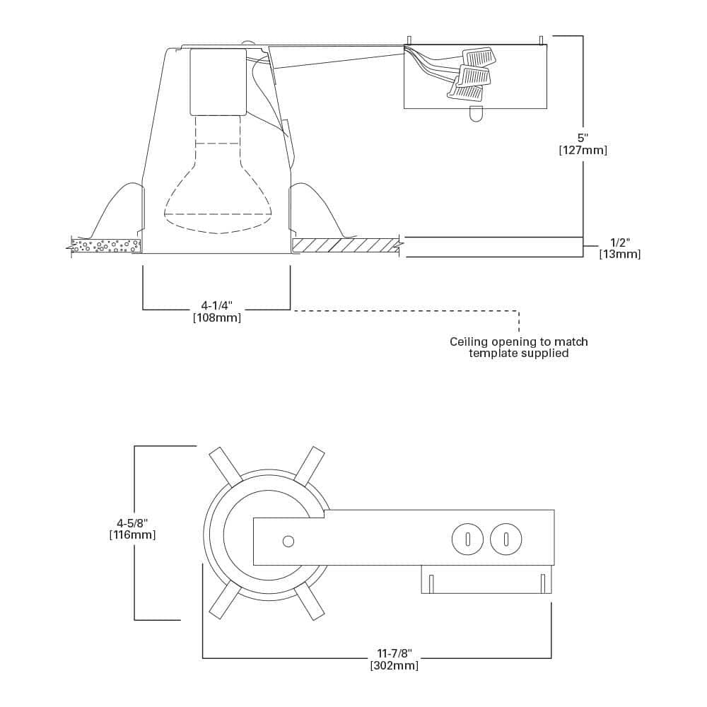 (6 Pack) Halo H99RTAT 4 Inch Steel Recessed Lighting Housing Air-Tite