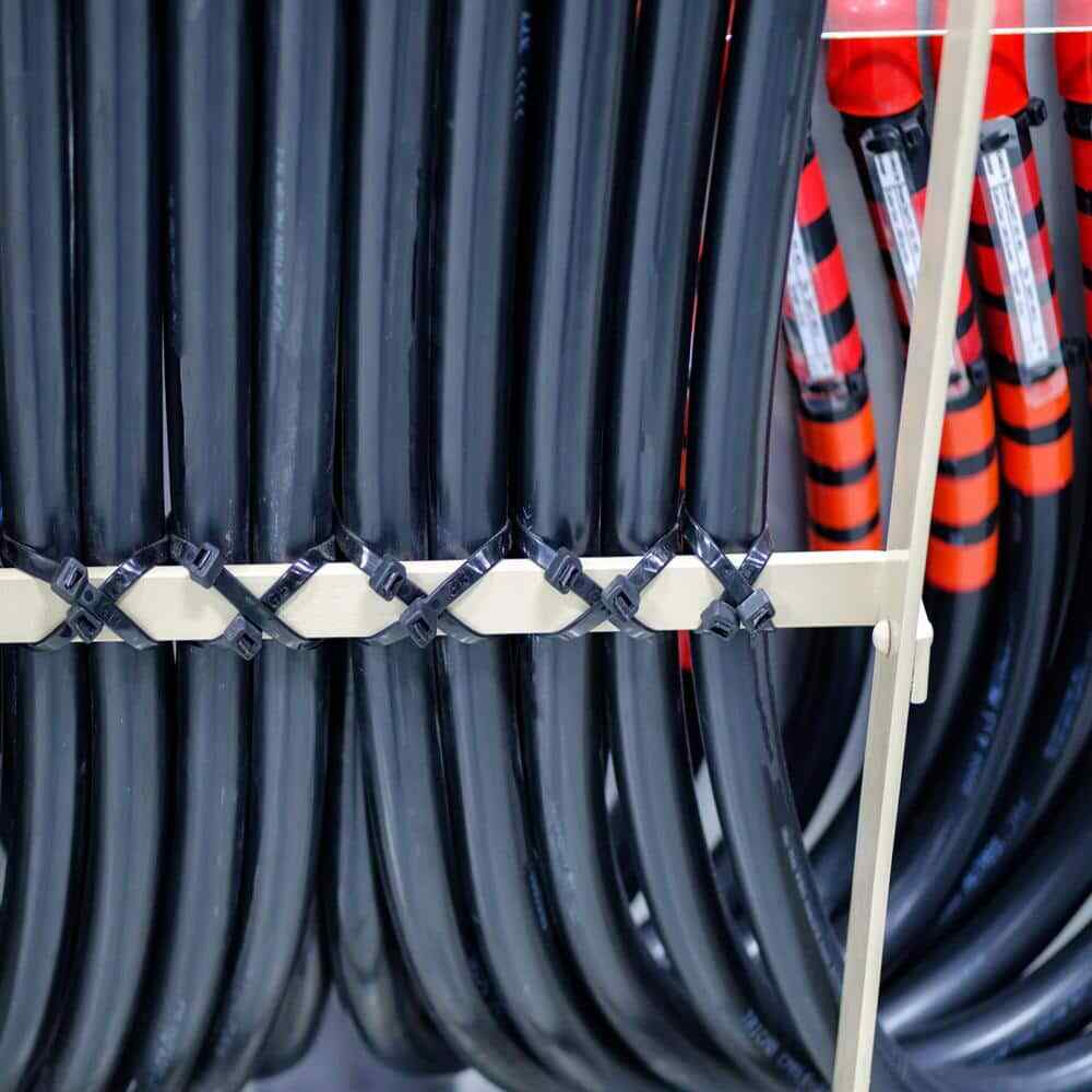 17 in. Heavy Duty 120 lbs. Tensile UL 21S Rated Cable Zip Ties 20-Pack Black