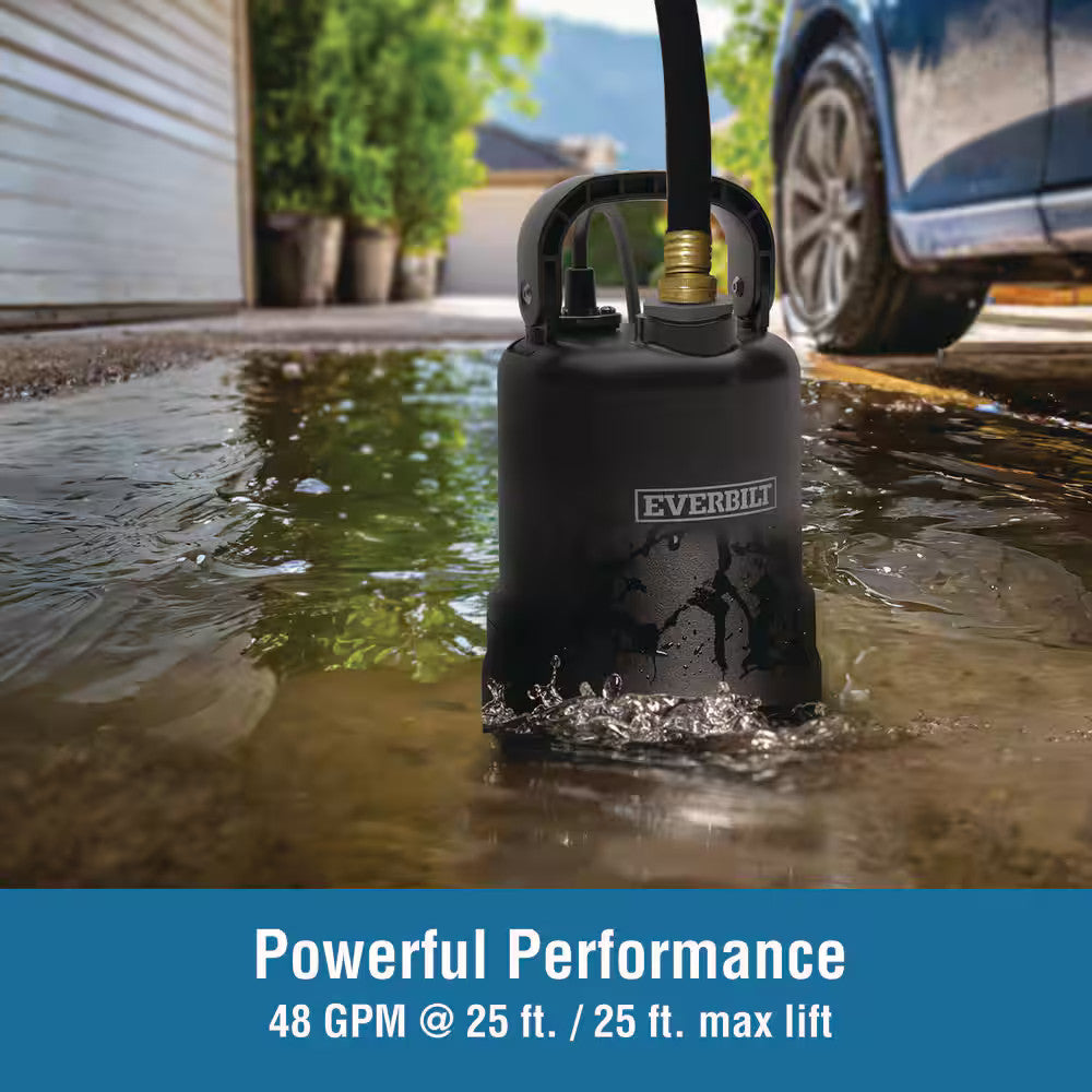 1/3 HP Submersible Aluminum Utility Pump