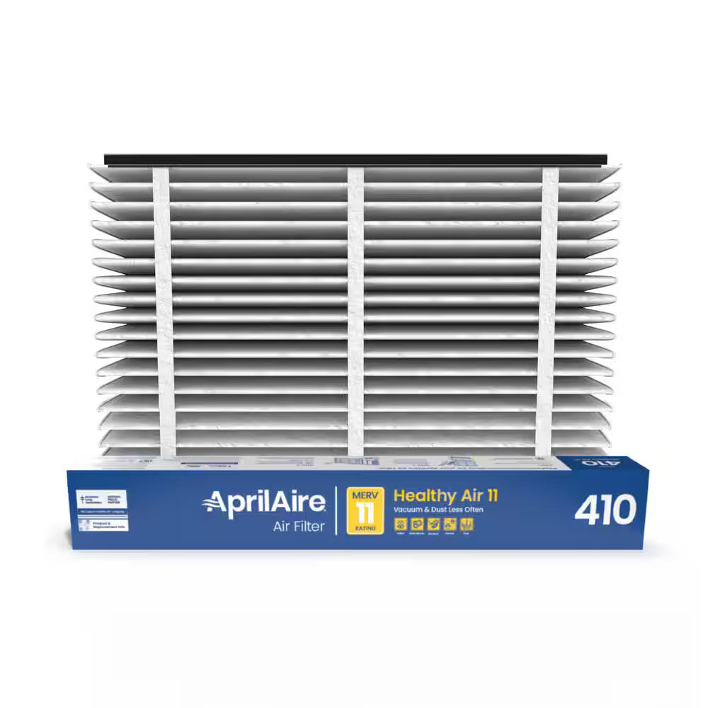 Aprilaire 16 x 25 x 4 410 Air Cleaner Filter MERV 11 Whole-House Air Purifier