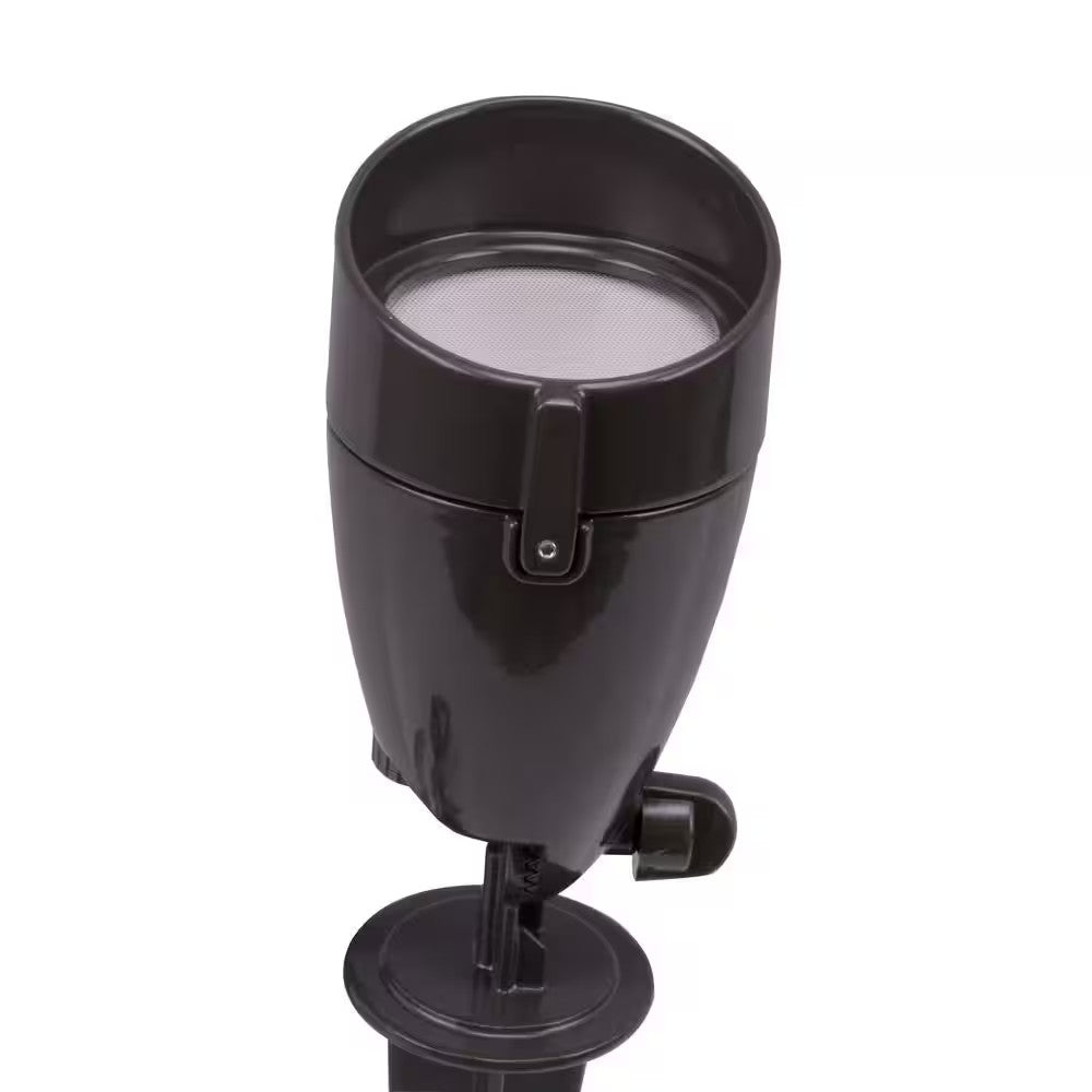 CE 14-Watt 1100 Lumens Line Voltage Bronze Integrated LED Landscape Flood Light