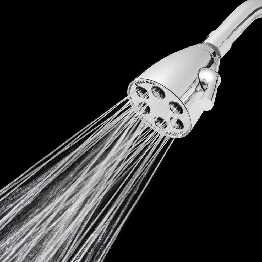 Speakman 3-Spray Patterns w/ 2.5 GPM 2.75 in. Wall Mount Fixed Showerhead Chrome