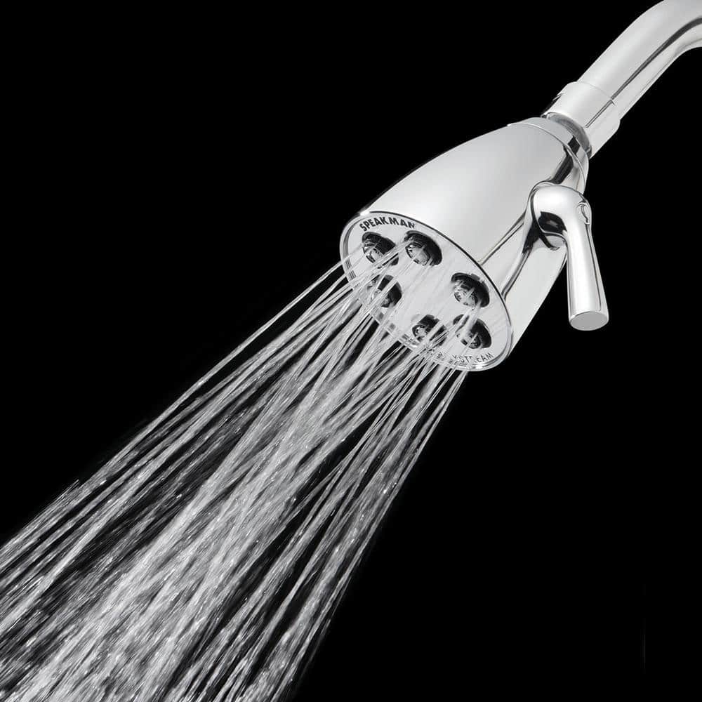 Speakman 3-Spray Patterns w/ 2.5 GPM 2.75 in. Wall Mount Fixed Showerhead Chrome