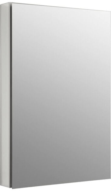 Catalan 24"x36" Recessed/Surface Mount Medicine Cabinet Satin Anodized Aluminum