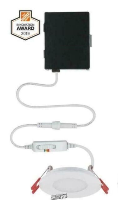 Commercial Electric Ultra Slim 3 in. Adjustable Canless LED Recessed Light Kit