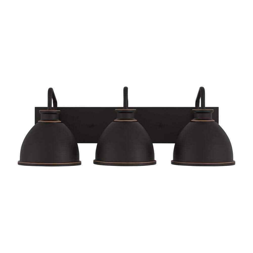 Hampton Bay Tallulah 24 in 3-Light Oil Rubbed Bronze Bathroom Vanity Light 51900
