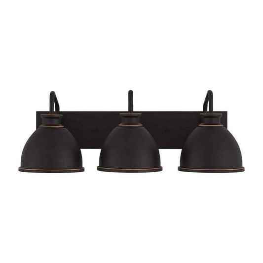Hampton Bay Tallulah 24 in 3-Light Oil Rubbed Bronze Bathroom Vanity Light 51900