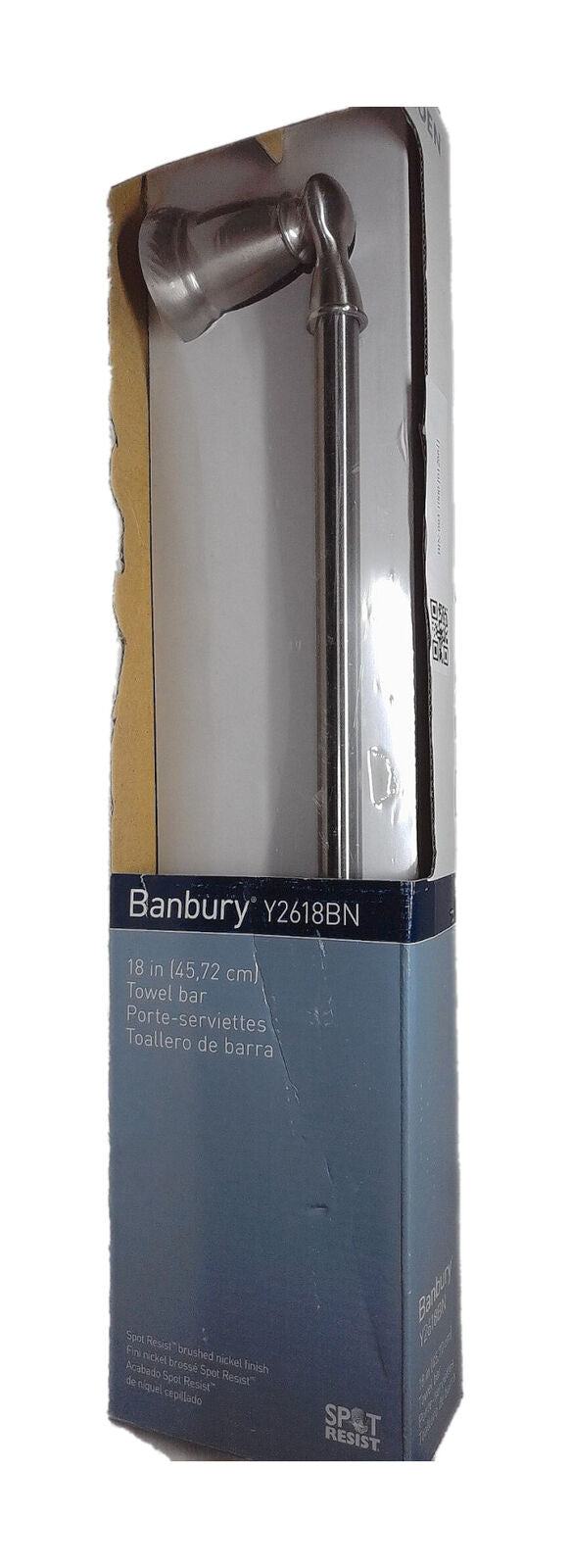 MOEN Banbury 18 in. Towel Bar in Spot Resist Brushed Nickel Y2618BN