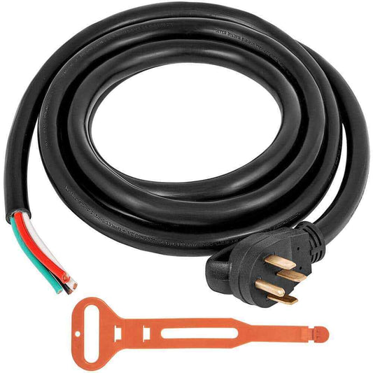VEVOR 15 ft. 6/3 plus 8/1 50 Amp 110-Volt Generator Extension Cord 4-prong