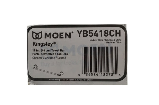 MOEN Kingsley 18 in. Towel Bar in Chrome YB5418CH